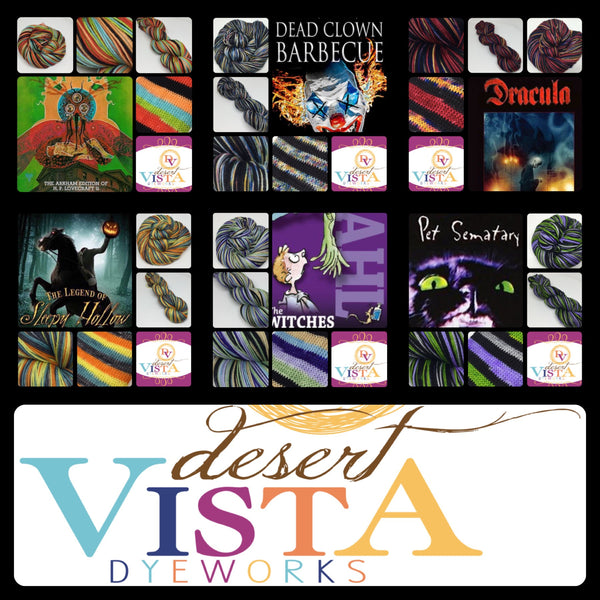 The Colors of Books Horror Colorways