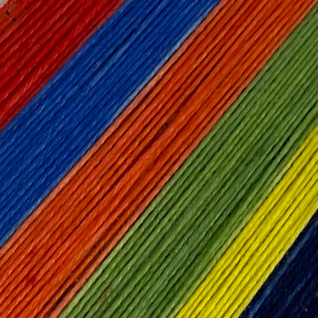 Poppy Fields Six Stripe Self Striping Yarn