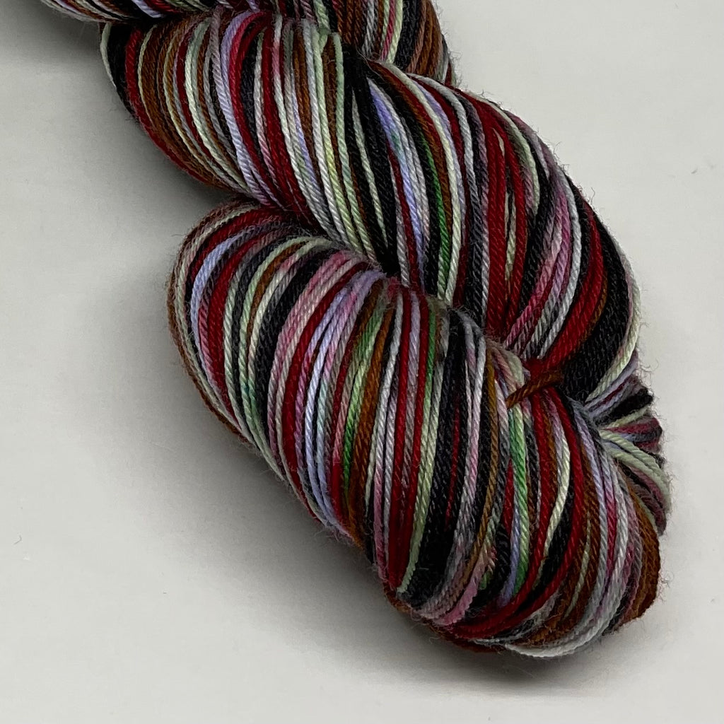 Rudolph the ZomBody Reindeer Six Stripe Self Striping Yarn