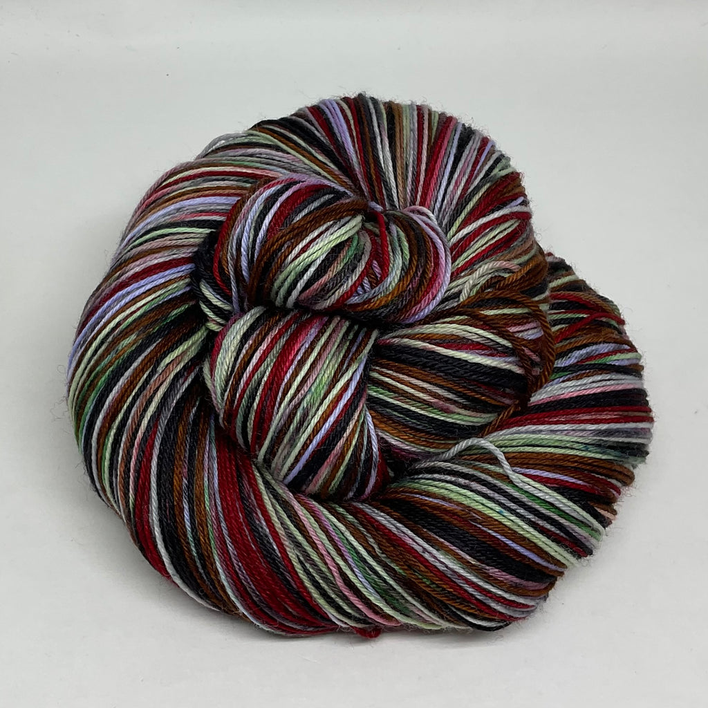 Rudolph the ZomBody Reindeer Six Stripe Self Striping Yarn