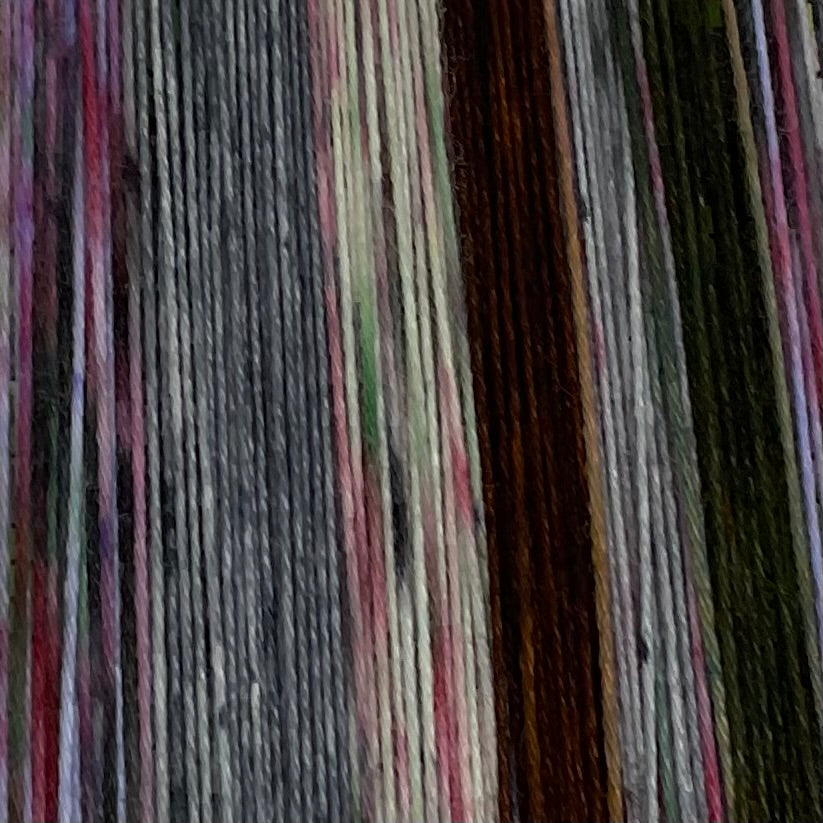Burgermeister Meister ZomBody Six Stripe Self Striping Yarn