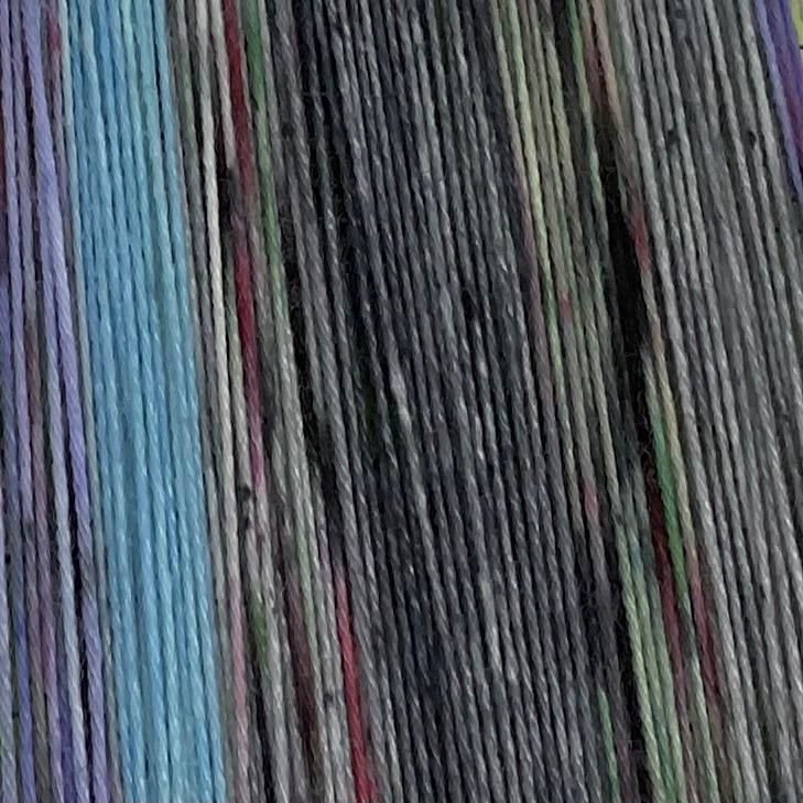 Bumble the ZomBody Snow Monster Six Stripe Self Striping Yarn