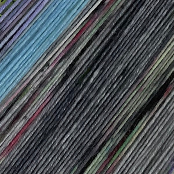 Bumble the ZomBody Snow Monster Six Stripe Self Striping Yarn