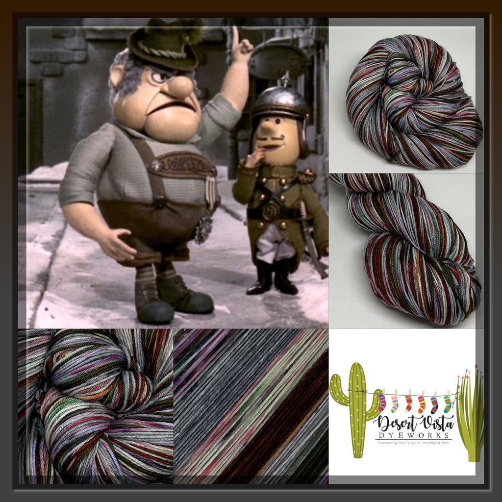 Burgermeister Meister ZomBody Six Stripe Self Striping Yarn