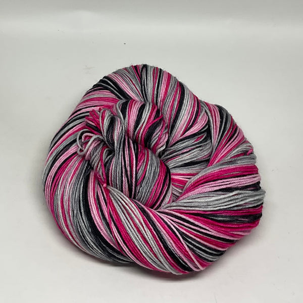 Pink Dog Balloon Five Stripe Self Striping Yarn