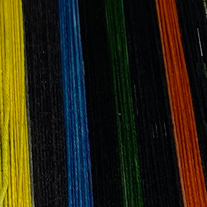 Sunset Trees Eight Stripe Self Striping Yarn