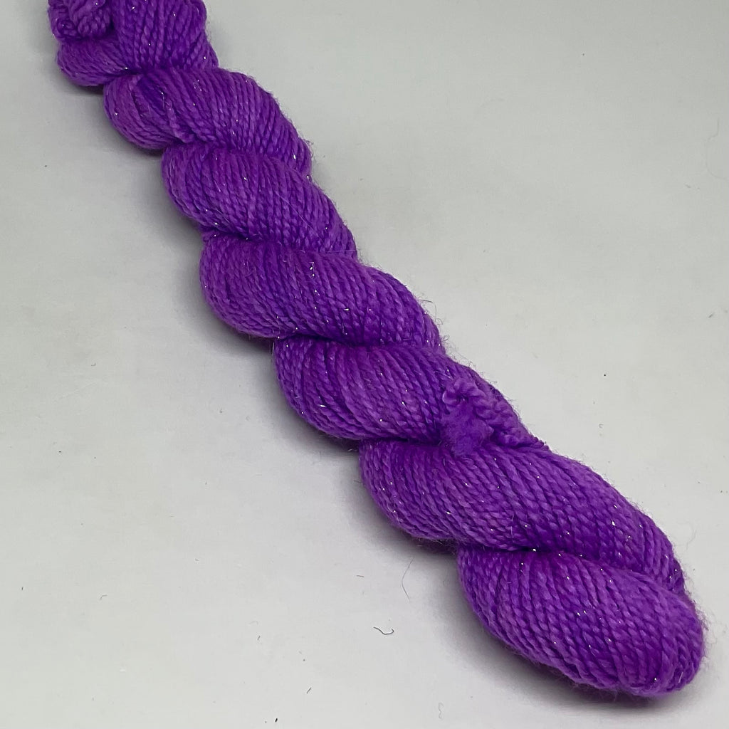 Single Fuchsia Mini Skein for Toes and Heels Approx. 92 yards