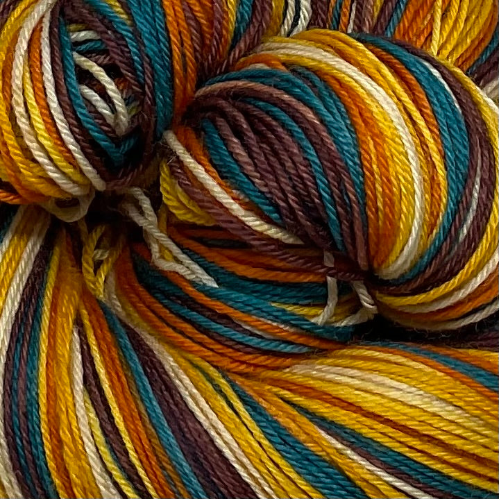 Wow! Five Stripe Self Striping Yarn