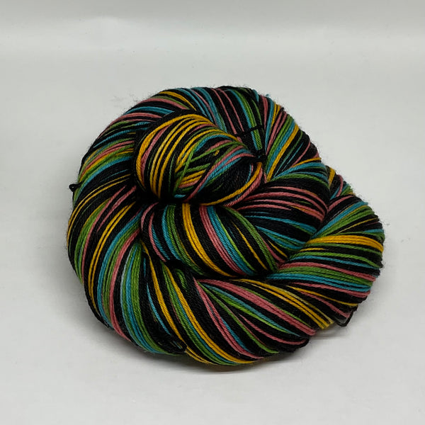 Vinyl Seven Stripe Self Striping Yarn