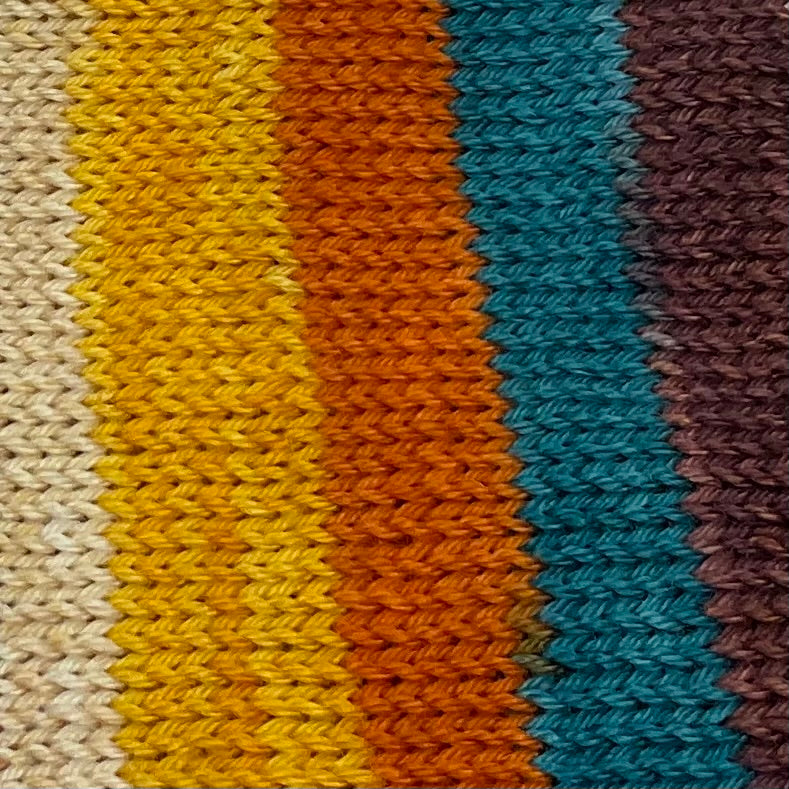 Wow! Five Stripe Self Striping Yarn