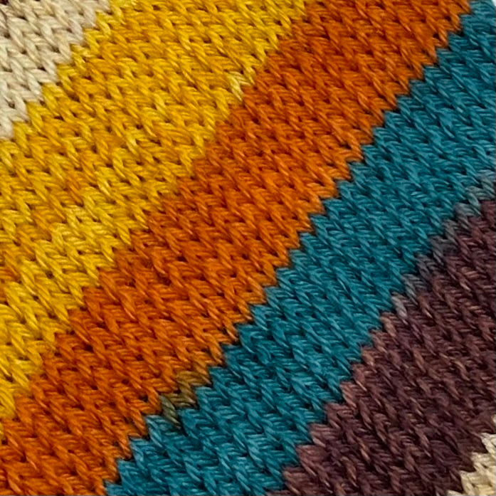 Wow! Five Stripe Self Striping Yarn