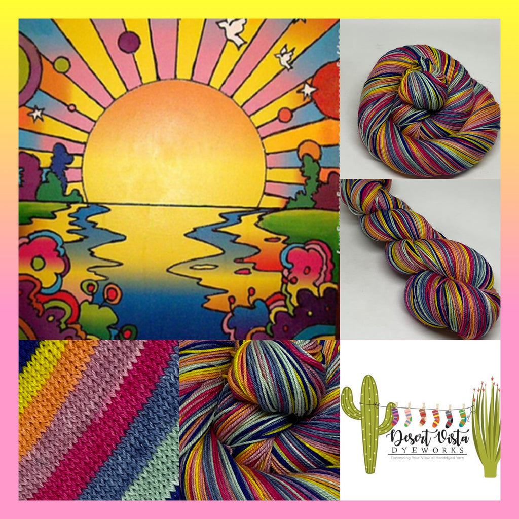 Sun & Water Seven Stripe Self Striping Yarn