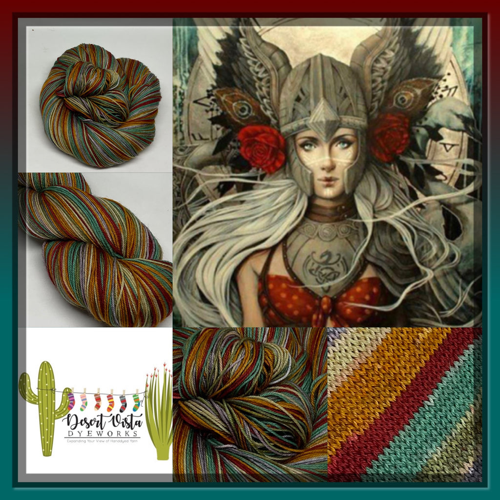 Valkyrie Six Stripe Self Striping Sock Yarn