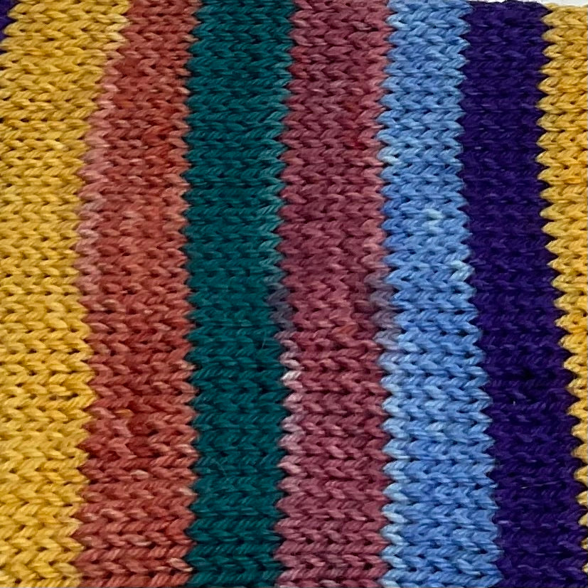 Wrinkle in Time Six Stripe Self Striping Yarn