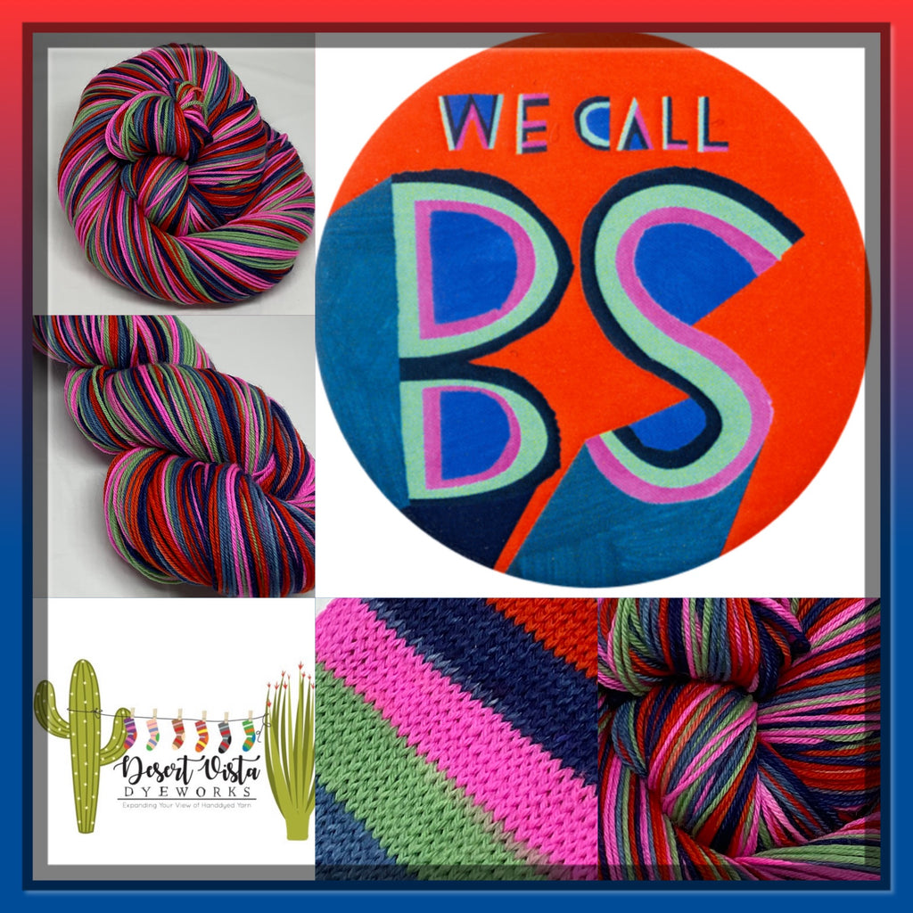 We Call BS Five Stripe Self Striping Yarn
