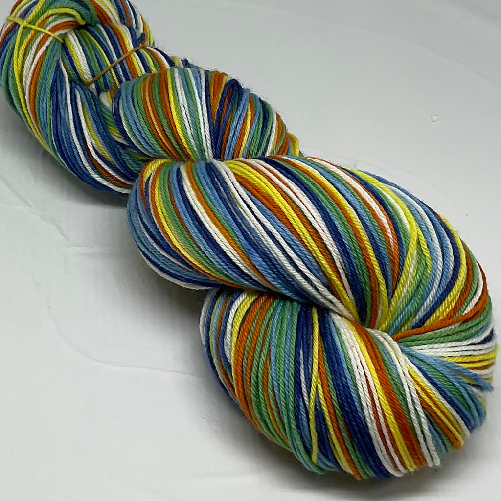 Midnight Library Six Stripe Self Striping Yarn