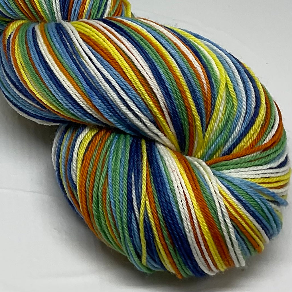 Midnight Library Six Stripe Self Striping Yarn