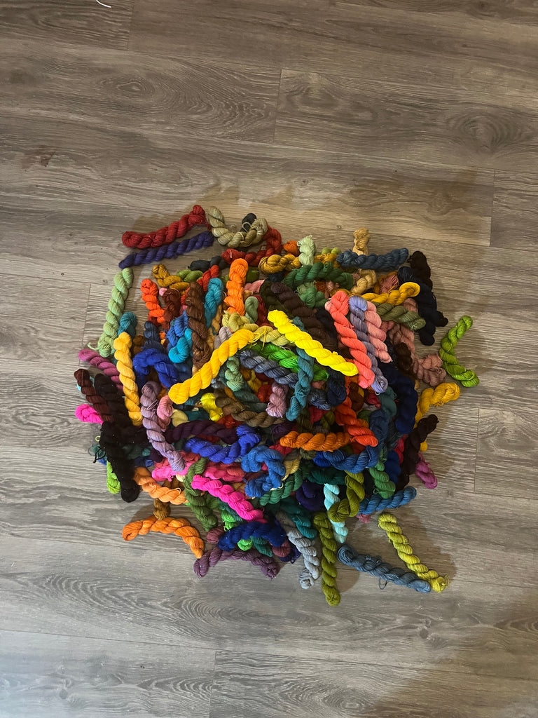 Mystery Grab Bag  Mini Skein Set READY TO SHIP