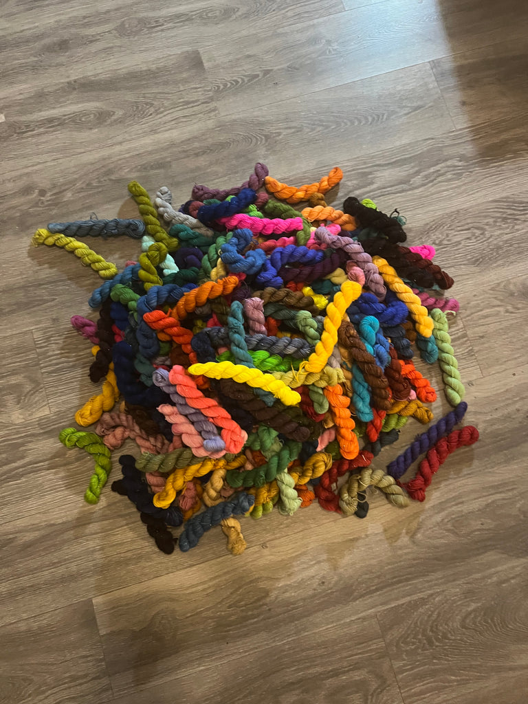 Mystery Grab Bag  Mini Skein Set READY TO SHIP