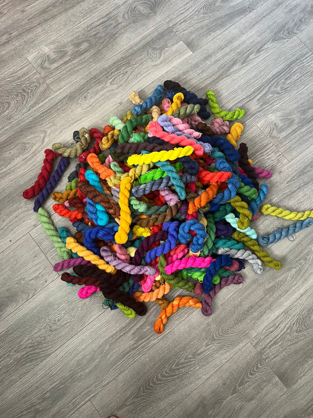 Mystery Grab Bag  Mini Skein Set READY TO SHIP