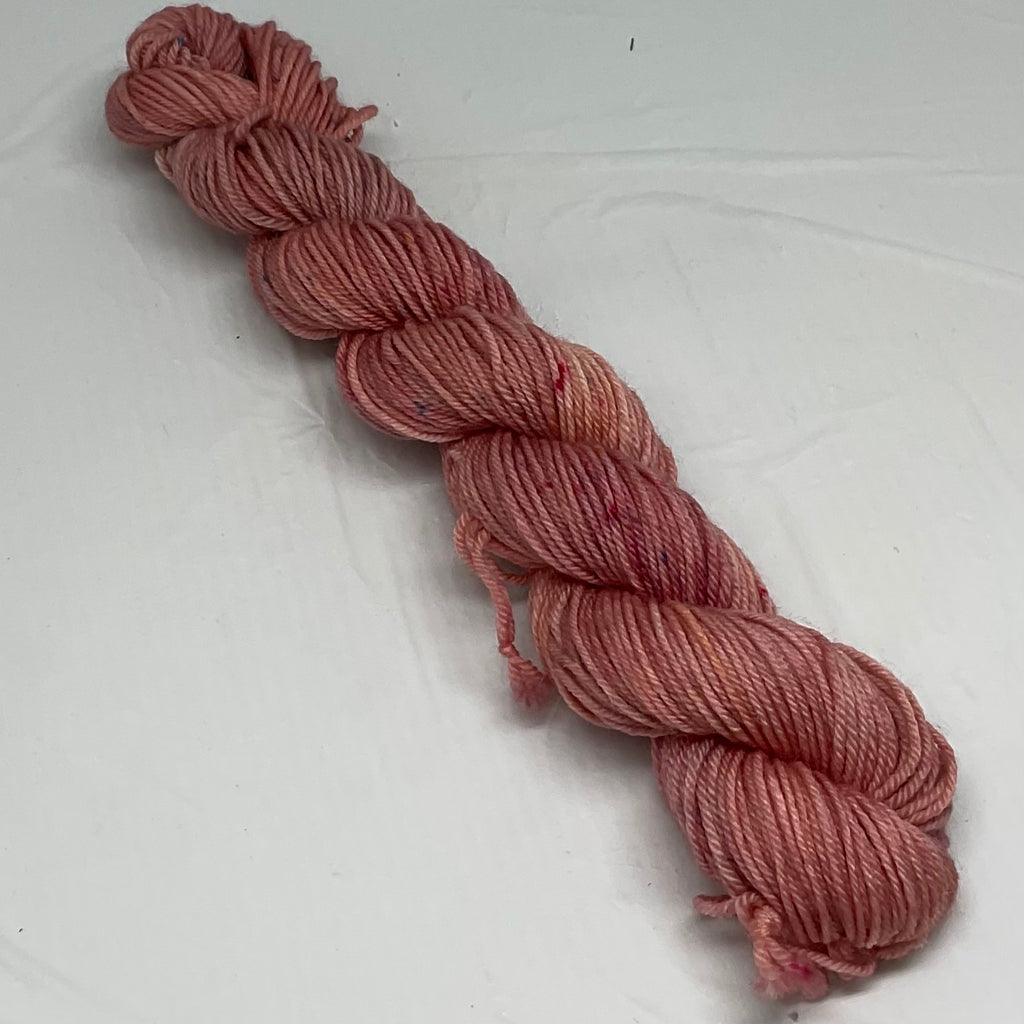 Single Apricot Mini Skein for Toes and Heels Approx. 92 yards