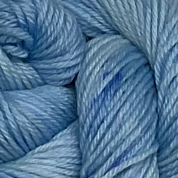 Single Pale Blue Mini Skein for Toes and Heels Approx. 92 yards