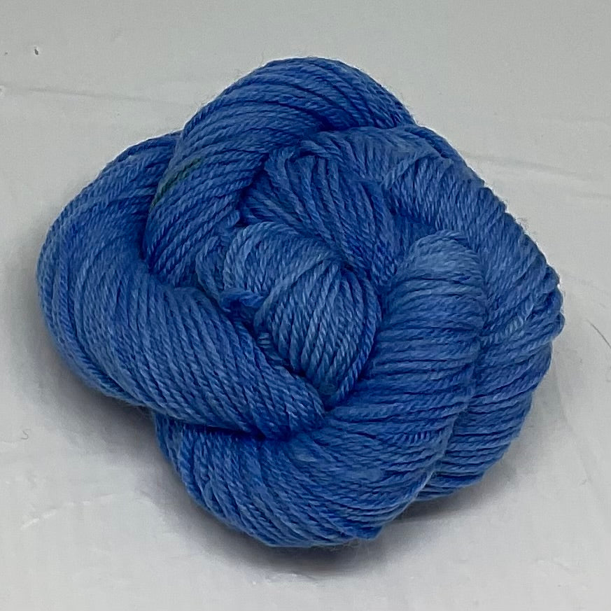 Single Cornflower Mini Skein for Toes and Heels Approx. 92 yards