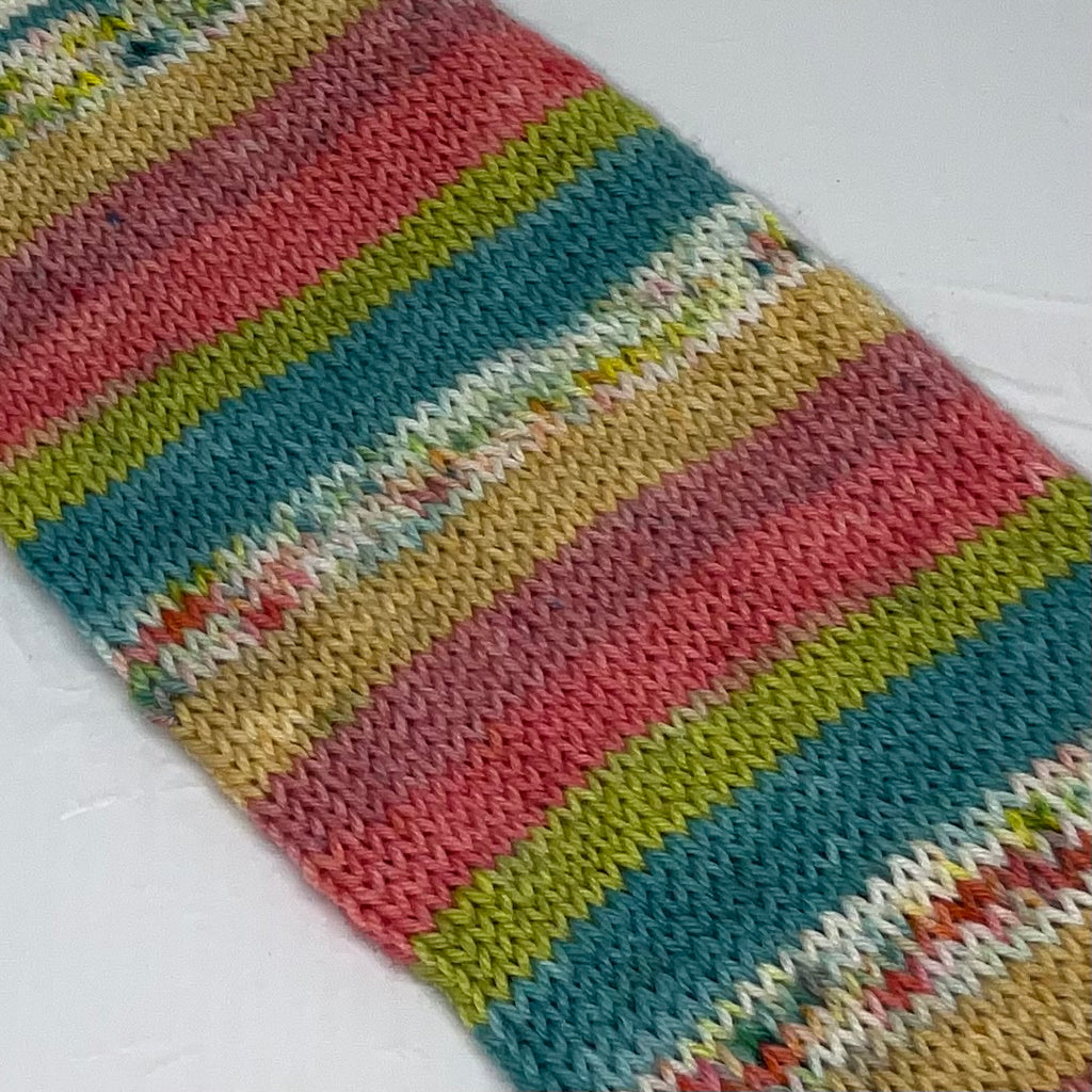 West Coast Summertime Six Stripe Self Striping Yarn