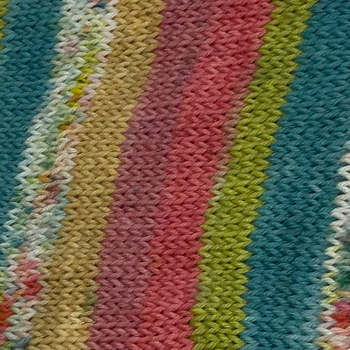 West Coast Summertime Six Stripe Self Striping Yarn