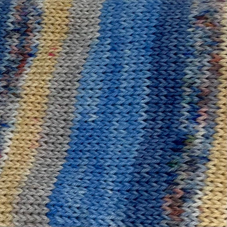 East Coast Summertime Six Stripe Self Striping Yarn