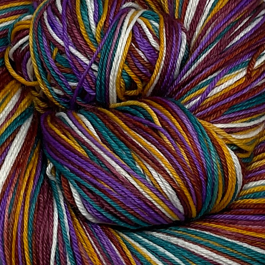 Fall Hot Cups Six Stripe Self Striping Yarn