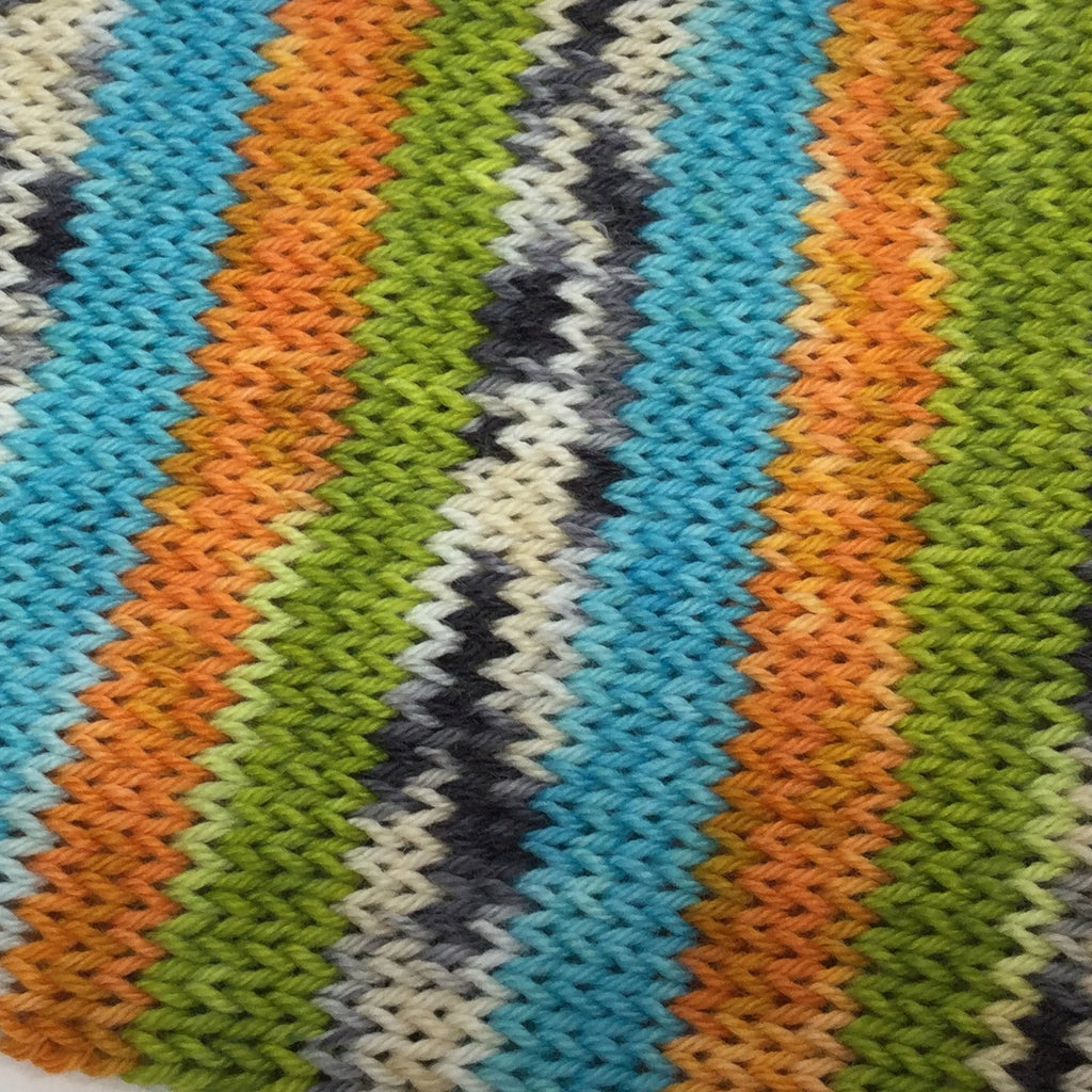 Milo and Otis Four Stripe Self Striping Yarn