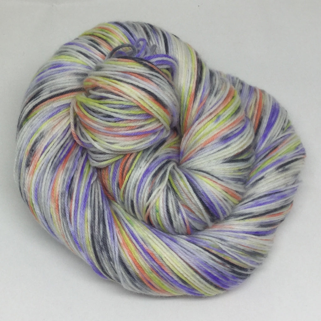 Halloween Confetti Five Stripe Self Striping Speckled Yarn