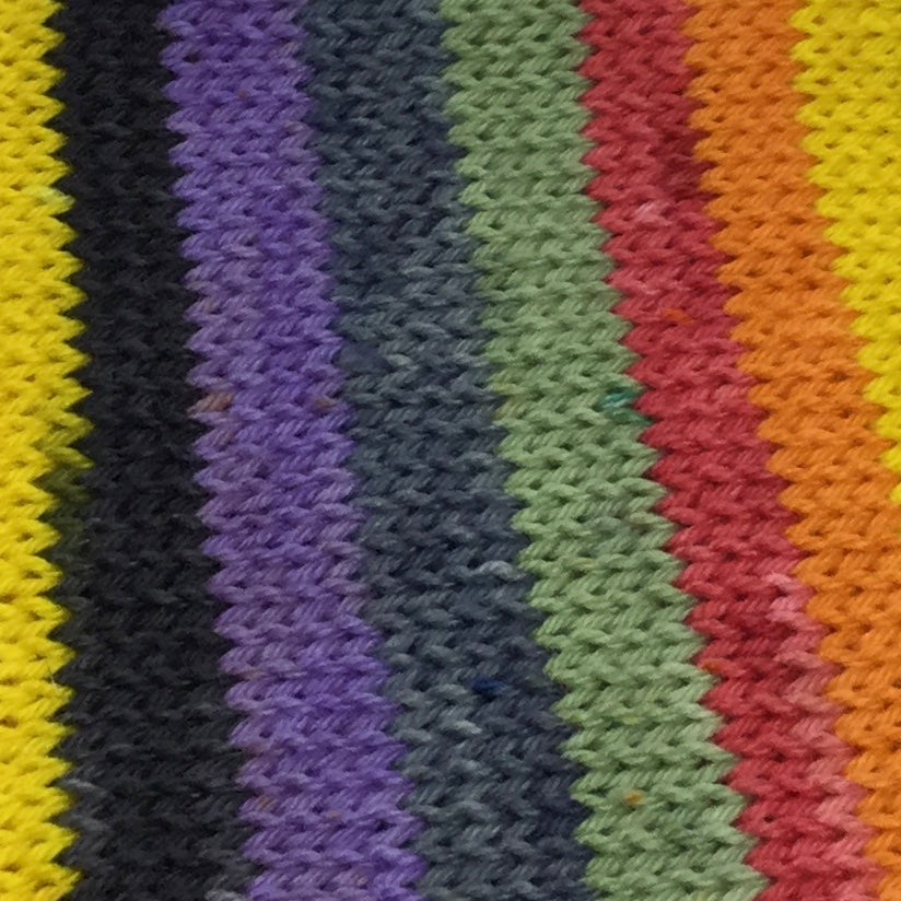 January Summer Seven Stripe Self Striping Sock Yarn