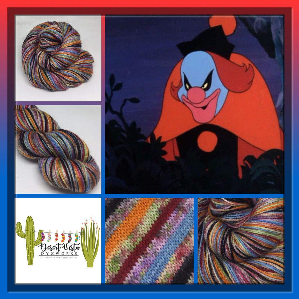 Ghost ZomBody Clown Eight Stripe Self Striping Yarn