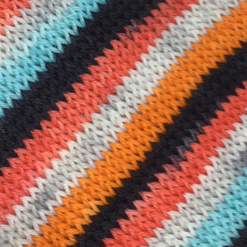 Kawasaki Halloween Parade Eight Stripe Self Striping Yarn