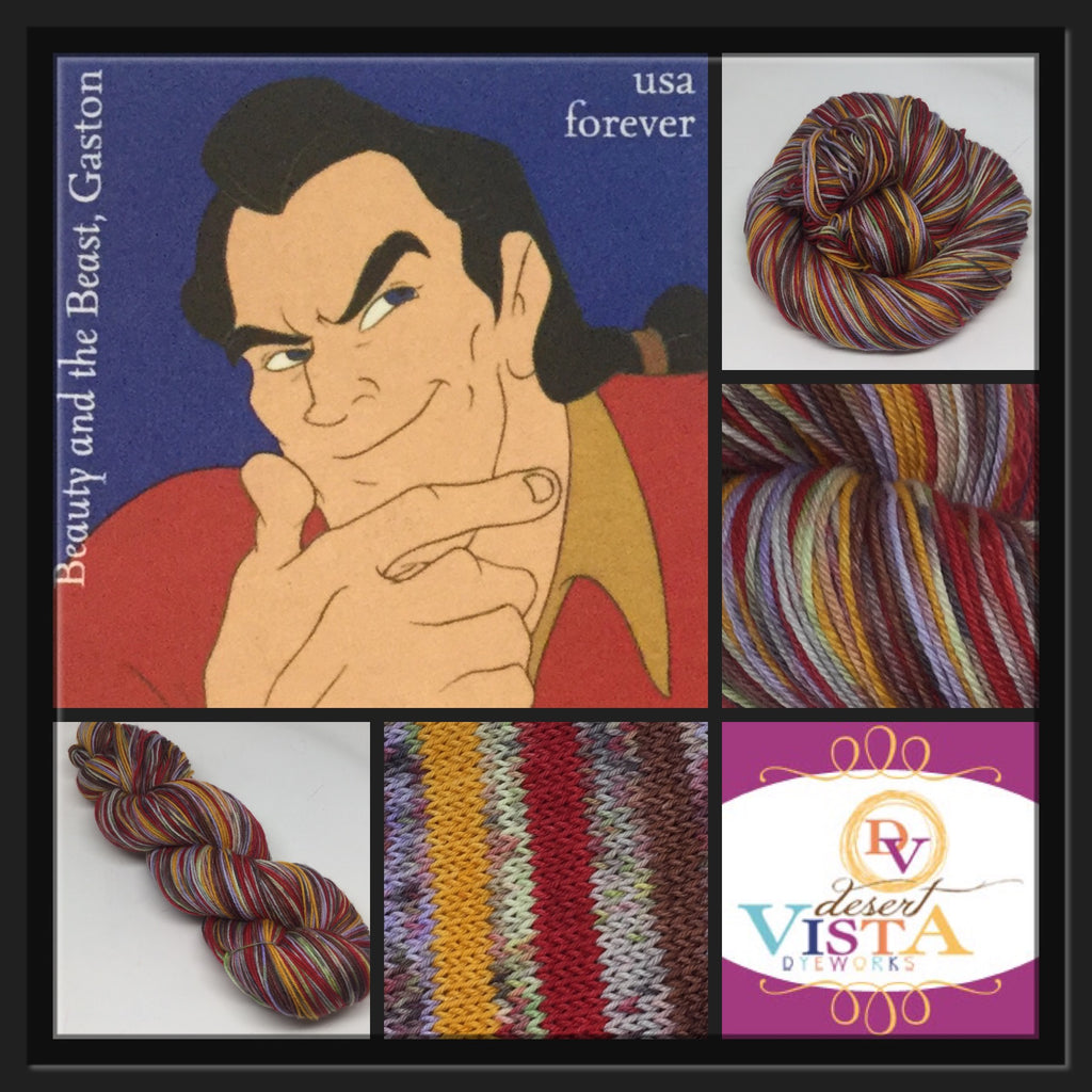 A ZomBody like Gaston Six Stripe Self Striping Yarn