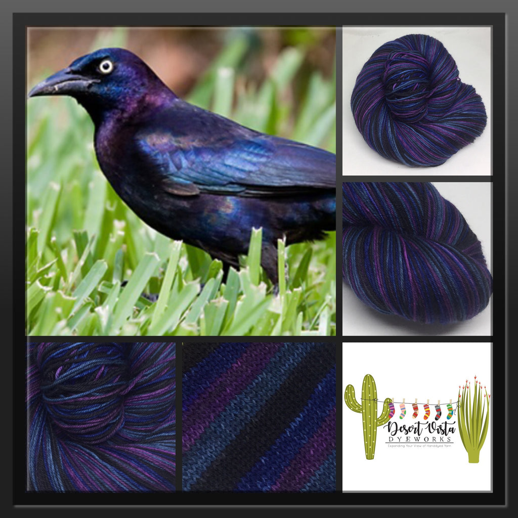 Grackle Four Stripe Self Striping Yarn