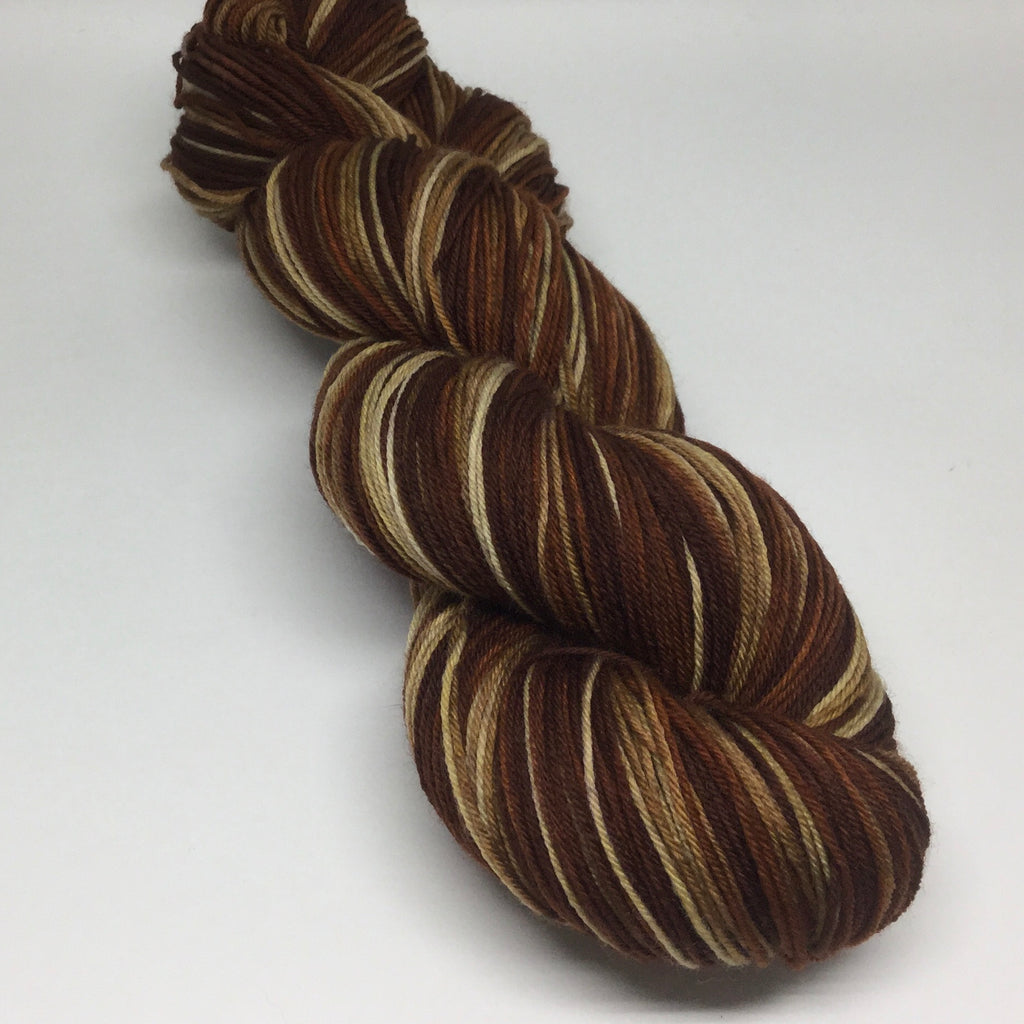 Coffee - All Day Five Stripe Self Striping Yarn