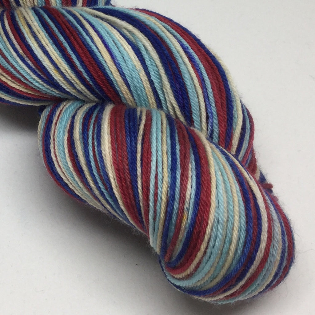 Maine Lobster Four Stripe Self Striping Yarn