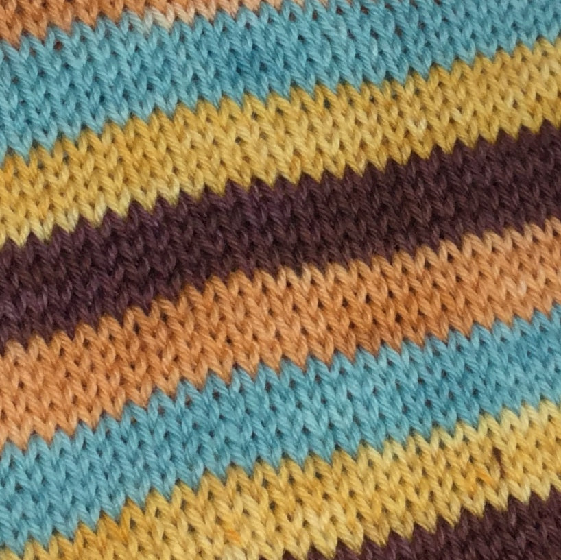 Peace and Love Four Stripe Self Striping Yarn