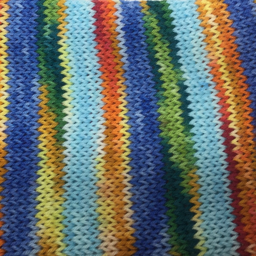 Saguenay Fjord Four Stripe Self Striping Yarn