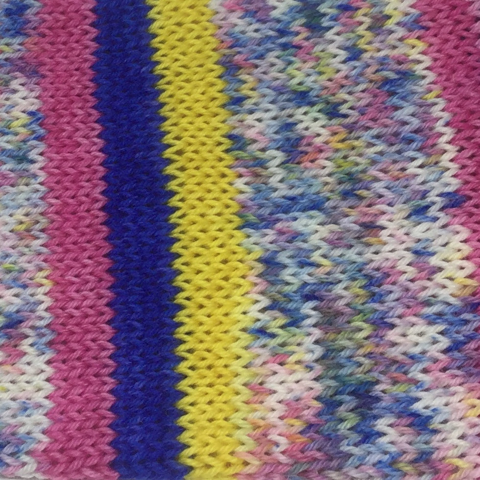 Let’s Get Physical! Four Stripe Self Striping Yarn