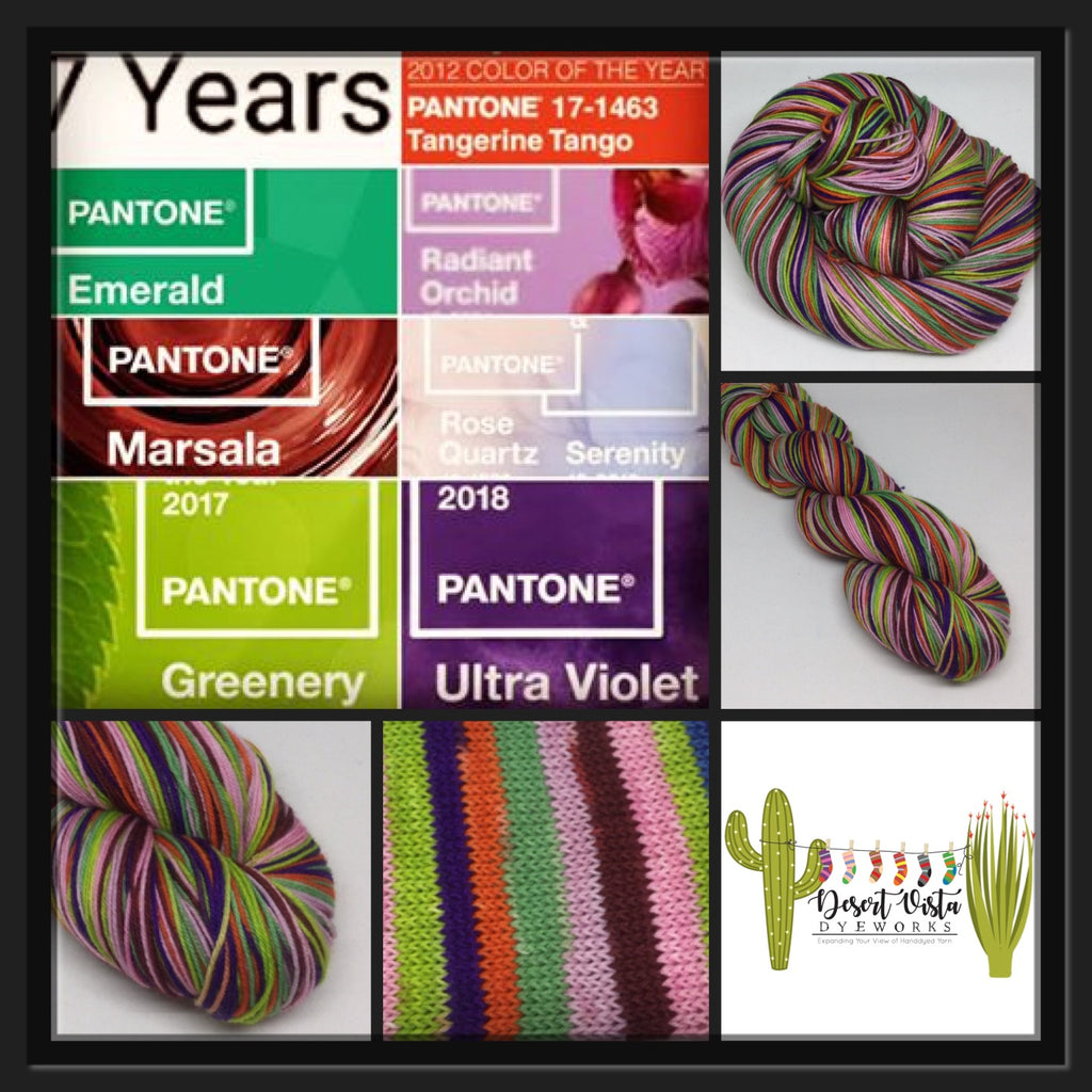 7 Years 7 Colors Seven Stripe Self Striping Yarn