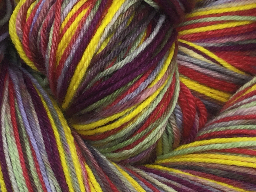 ZomBody Is a CodFish Six Stripe Self Striping Yarn