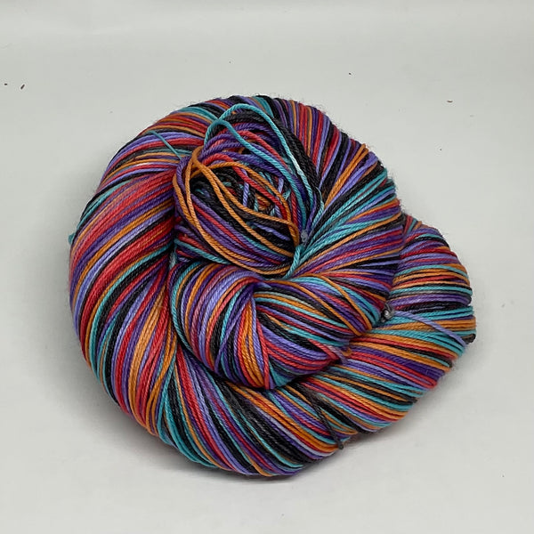 WDW Halloween Six Stripe Self Striping Yarn
