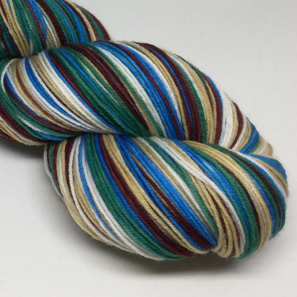 Tierra del Fuego Five Stripe Self Striping Sock Yarn