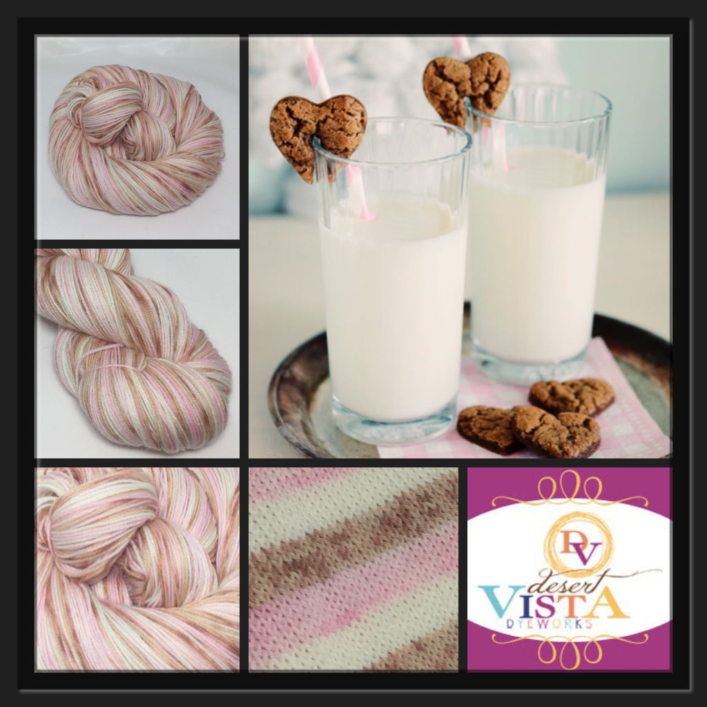Milk & Cookies Three Stripe Self Striping Yarn