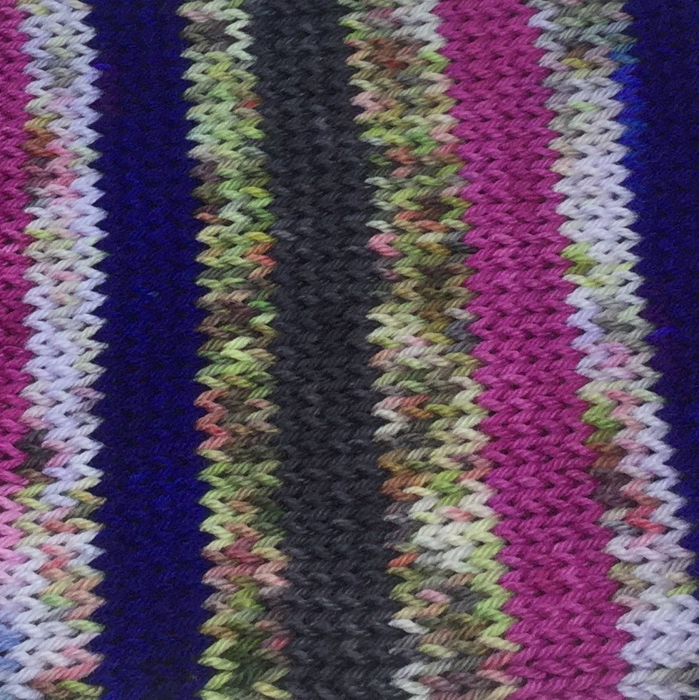Alaska Thunder ZomBody Six Stripe Self Striping Yarn