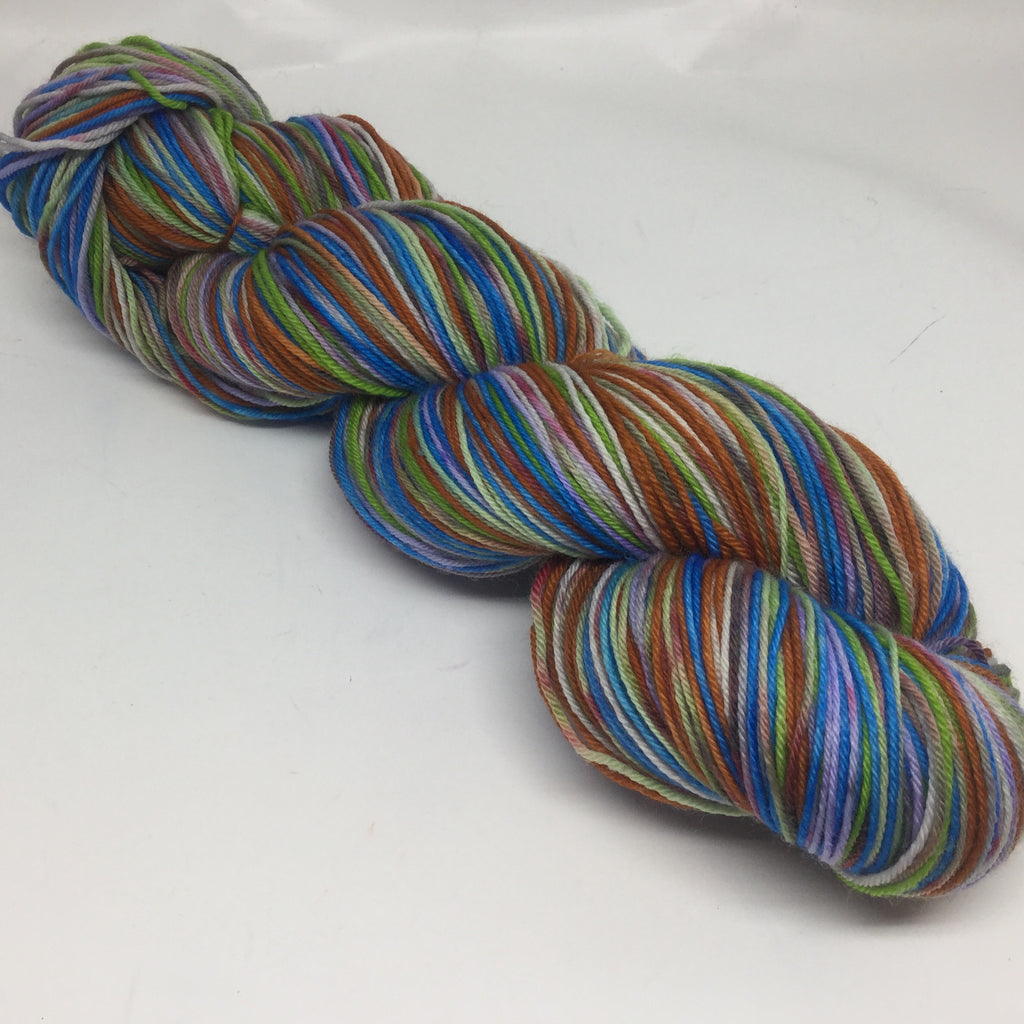 A ZomBodys Life for Me Six Stripe Self Striping Yarn